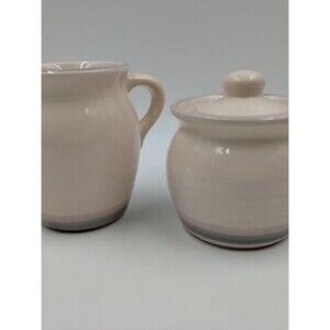 Pfaltzgraff Sunrise or Aura pattern  Sugar Bowl and Creamer